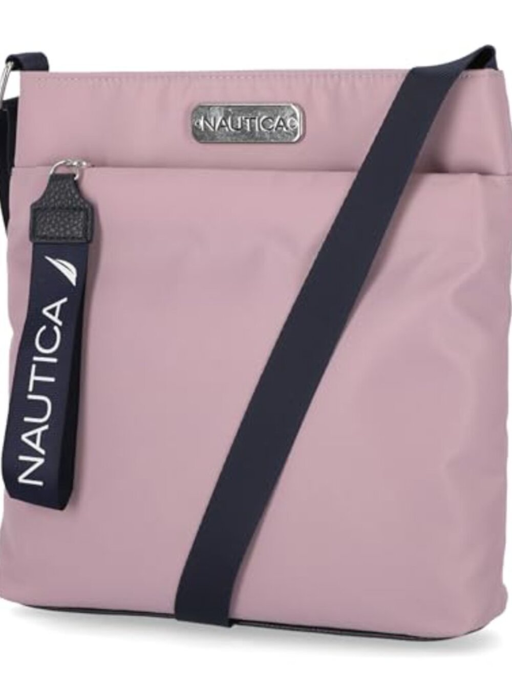 Nylon Crossbody Bag Small Adjustable Strap Zip Pockets